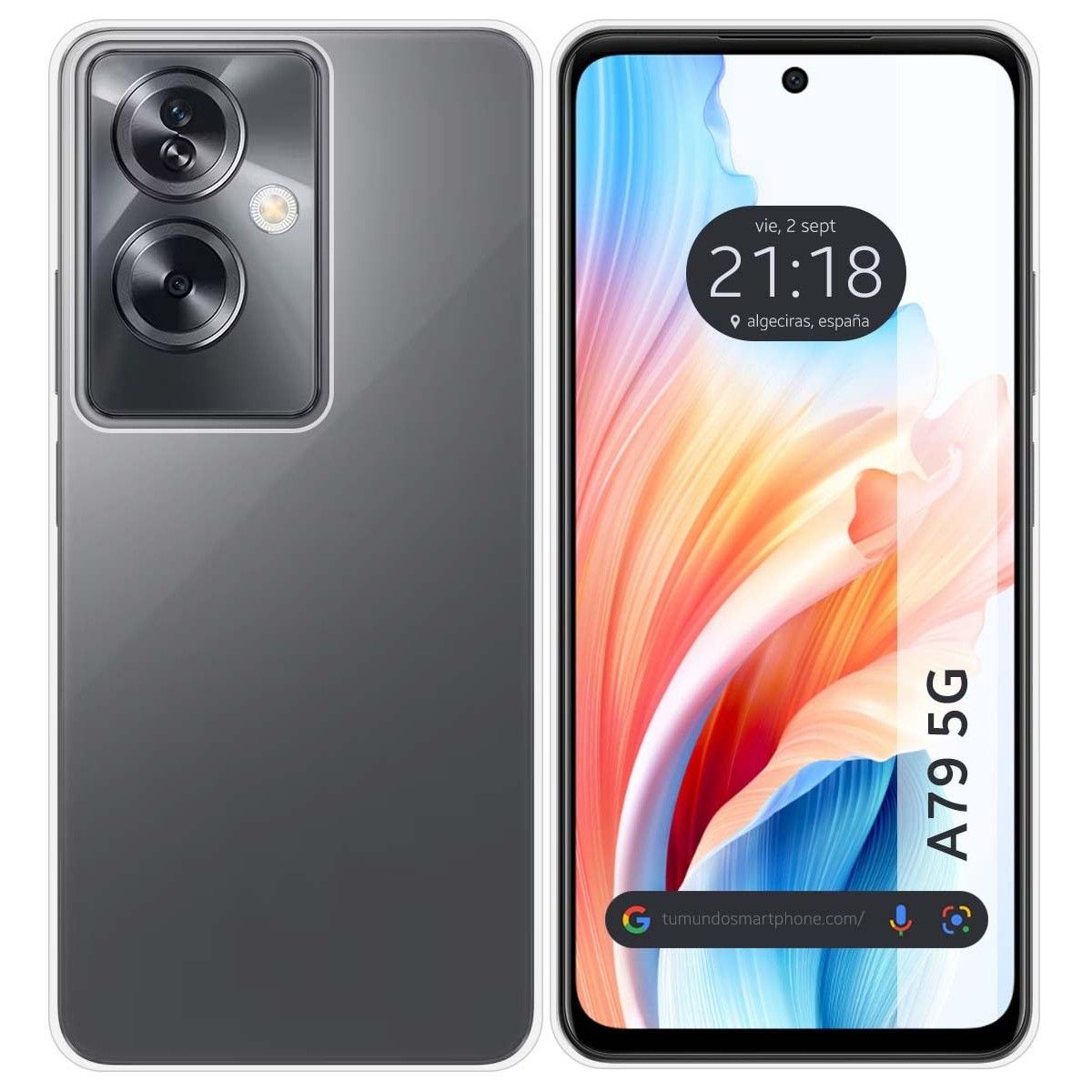 Funda Silicona Gel TPU Transparente para Oppo A79 5G