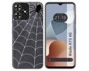 Funda Silicona Transparente para Zte Blade A73 4G diseño Araña Dibujos