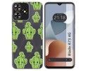 Funda Silicona Transparente para Zte Blade A73 4G diseño Cactus Dibujos
