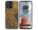 Funda Silicona Transparente para Zte Blade A73 4G diseño Hojas Dibujos