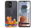 Funda Silicona Transparente para Zte Blade A73 4G diseño Leopardo Dibujos