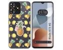 Funda Silicona Transparente para Zte Blade A73 4G diseño Piña Dibujos