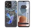Funda Silicona Transparente para Zte Blade A73 4G diseño Plumas Dibujos