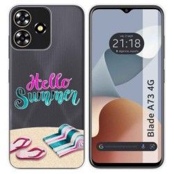 Funda Silicona Transparente para Zte Blade A73 4G diseño Summer Dibujos