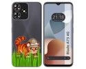 Funda Silicona Transparente para Zte Blade A73 4G diseño Tigre Dibujos