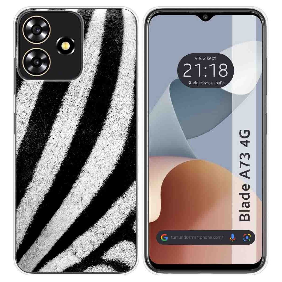 Funda Silicona para Zte Blade A73 4G diseño Animal 02 Dibujos