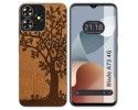 Funda Silicona para Zte Blade A73 4G diseño Cuero 03 Dibujos