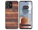 Funda Silicona para Zte Blade A73 4G diseño Madera 03 Dibujos