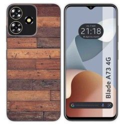 Funda Silicona para Zte Blade A73 4G diseño Madera 03 Dibujos