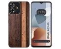 Funda Silicona para Zte Blade A73 4G diseño Madera 05 Dibujos