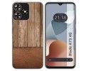 Funda Silicona para Zte Blade A73 4G diseño Madera 09 Dibujos
