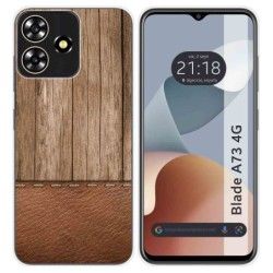 Funda Silicona para Zte Blade A73 4G diseño Madera 09 Dibujos