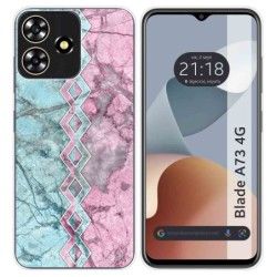 Funda Silicona para Zte Blade A73 4G diseño Mármol 08 Dibujos