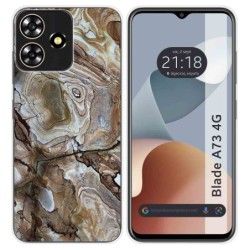 Funda Silicona para Zte Blade A73 4G diseño Mármol 14 Dibujos