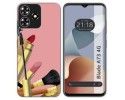 Funda Silicona para Zte Blade A73 4G diseño Brochas Dibujos