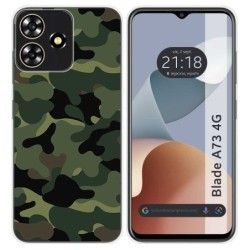 Funda Silicona para Zte Blade A73 4G diseño Camuflaje Dibujos