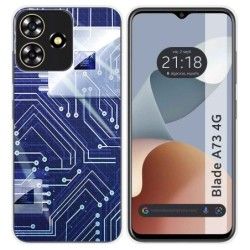 Funda Silicona para Zte Blade A73 4G diseño Circuito Dibujos