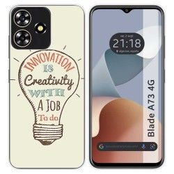 Funda Silicona para Zte Blade A73 4G diseño Creativity Dibujos