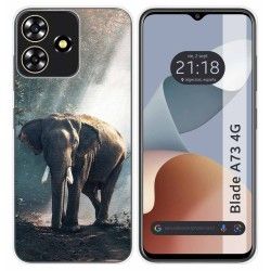 Funda Silicona para Zte Blade A73 4G diseño Elefante Dibujos