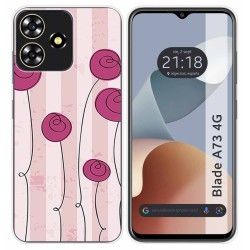 Funda Silicona para Zte Blade A73 4G diseño Flores Vintage Dibujos