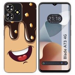 Funda Silicona para Zte Blade A73 4G diseño Helado Chocolate Dibujos