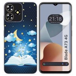Funda Silicona para Zte Blade A73 4G diseño Libro Cuentos Dibujos