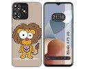 Funda Silicona para Zte Blade A73 4G diseño Leon Dibujos