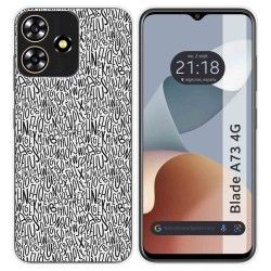 Funda Silicona para Zte Blade A73 4G diseño Letras Dibujos