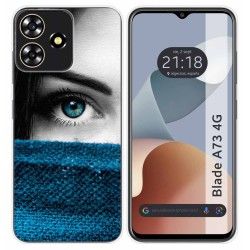 Funda Silicona para Zte Blade A73 4G diseño Ojo Dibujos