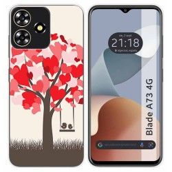 Funda Silicona para Zte Blade A73 4G diseño Pajaritos Dibujos