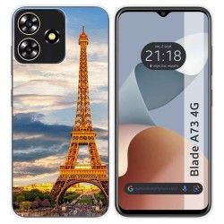 Funda Silicona para Zte Blade A73 4G diseño Paris Dibujos