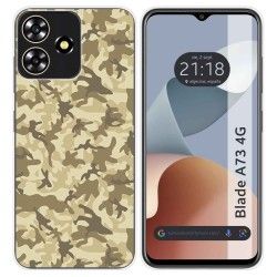 Funda Silicona para Zte Blade A73 4G diseño Sand Camuflaje Dibujos