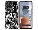Funda Silicona para Zte Blade A73 4G diseño Snow Camuflaje Dibujos