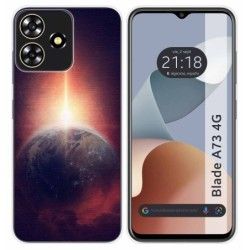 Funda Silicona para Zte Blade A73 4G diseño Tierra Dibujos