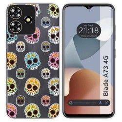 Funda Silicona para Zte Blade A73 4G diseño Catrina Dibujos
