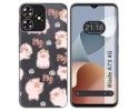 Funda Silicona para Zte Blade A73 4G diseño Cerdos Dibujos