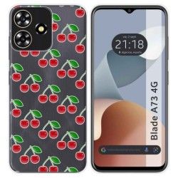 Funda Silicona para Zte Blade A73 4G diseño Cerezas Dibujos