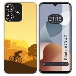 Funda Silicona para Zte Blade A73 4G diseño Ciclista Dibujos