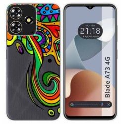 Funda Silicona para Zte Blade A73 4G diseño Colores Dibujos