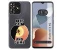 Funda Silicona para Zte Blade A73 4G diseño Hombre Escalada Dibujos