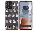 Funda Silicona para Zte Blade A73 4G diseño Perros Dibujos