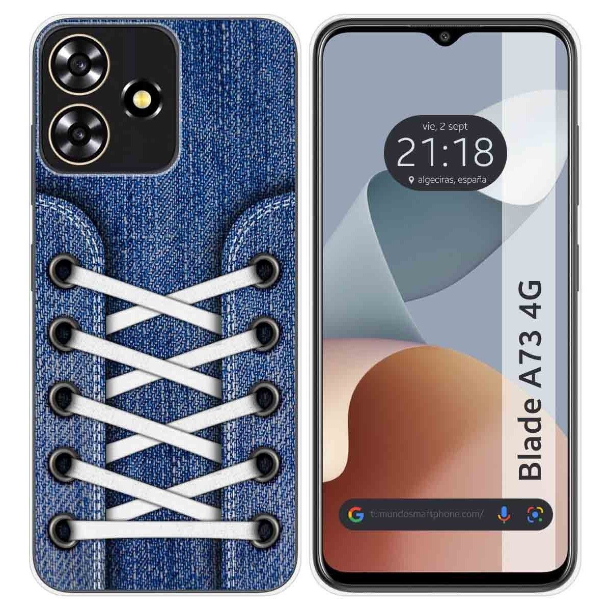 Funda Silicona para Zte Blade A73 4G diseño Zapatillas 01 Dibujos