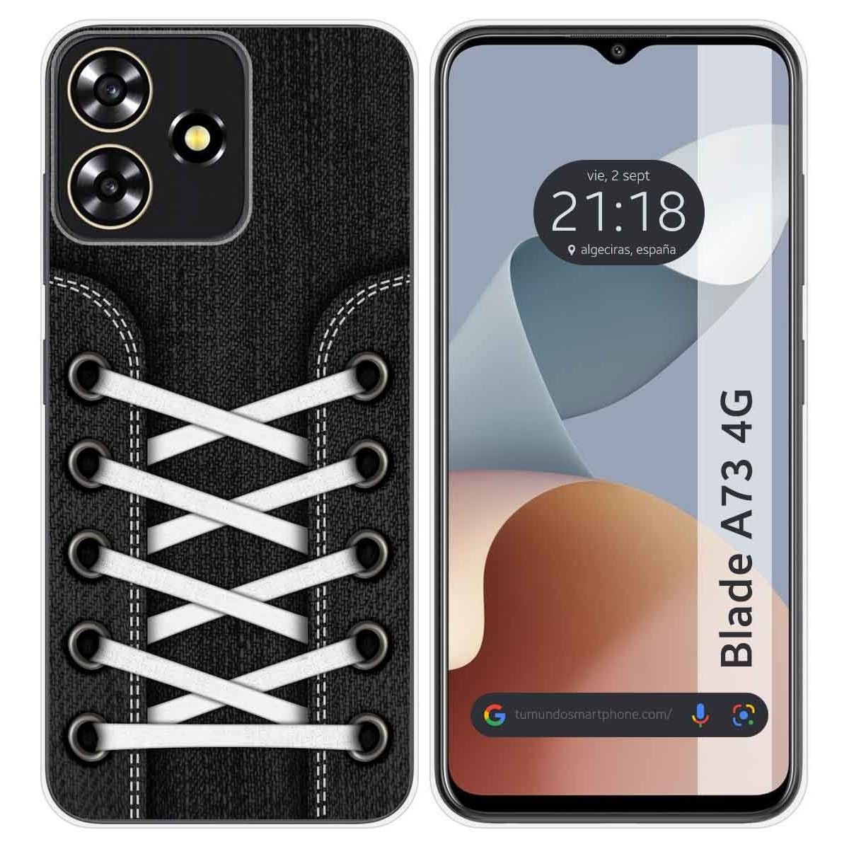 Funda Silicona para Zte Blade A73 4G diseño Zapatillas 02 Dibujos