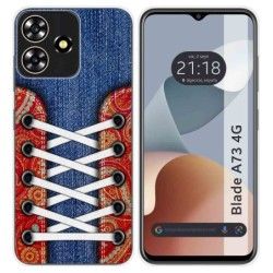 Funda Silicona para Zte Blade A73 4G diseño Zapatillas 11 Dibujos