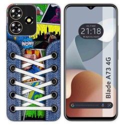 Funda Silicona para Zte Blade A73 4G diseño Zapatillas 14 Dibujos