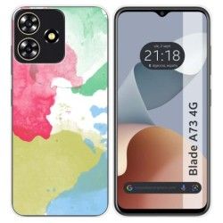 Funda Silicona para Zte Blade A73 4G diseño Acuarela 02 Dibujos