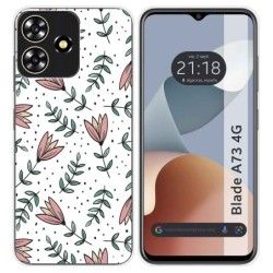 Funda Silicona para Zte Blade A73 4G diseño Flores 01 Dibujos