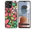 Funda Silicona para Zte Blade A73 4G diseño Flores 02 Dibujos