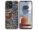 Funda Silicona para Zte Blade A73 4G diseño Flores 04 Dibujos