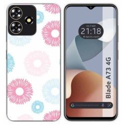 Funda Silicona para Zte Blade A73 4G diseño Flores 06 Dibujos